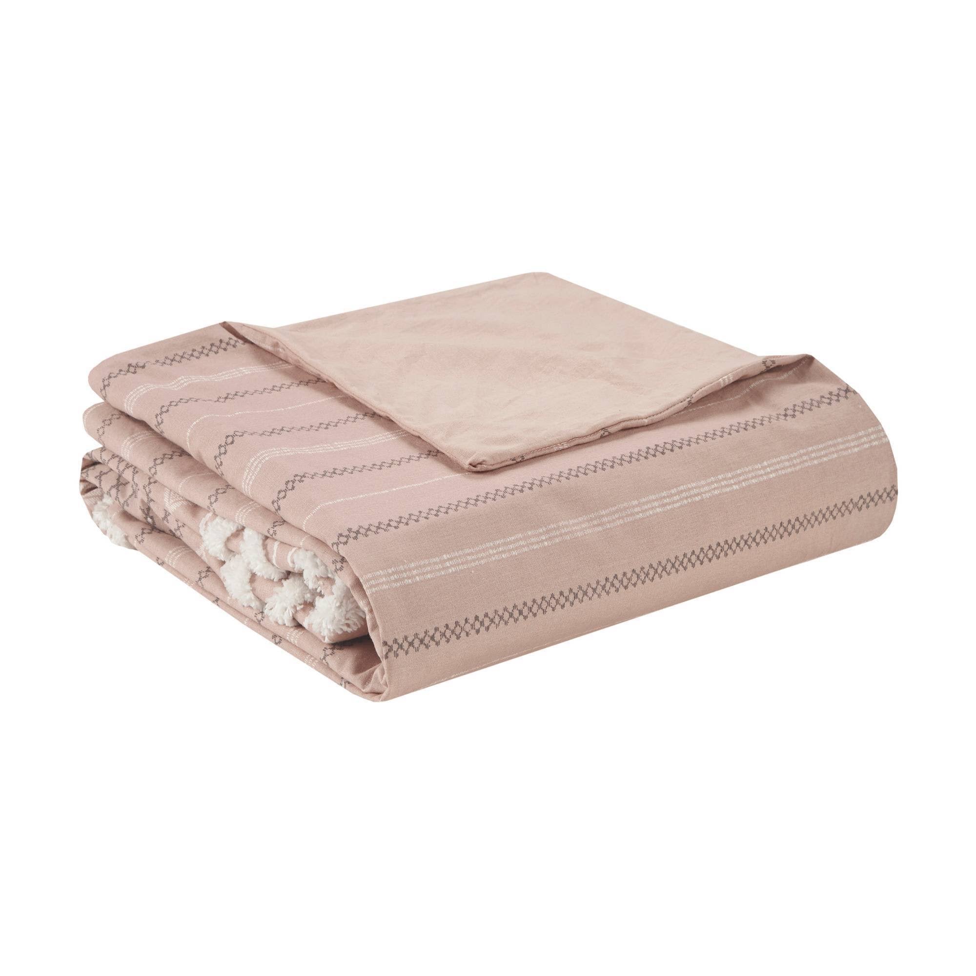 Blush King Cotton Duvet Cover Set G14290
