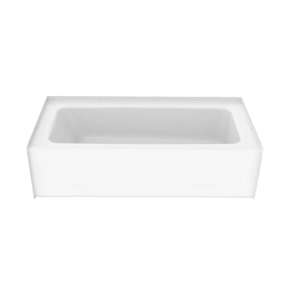 White 5 ft. Left Hand Drain Soaking Tub R93964