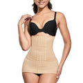 2 in 1 Postpartum Belly Wrap Girdle Pelvis Belt Waist Trainer Shapewear (Beige Small) P163639