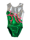 Green Gymnastics Leotard R4220
