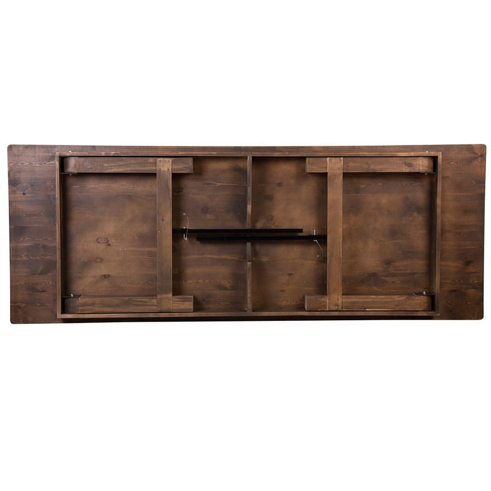 Antique Rustic Solid Pine Folding Farm Table M300