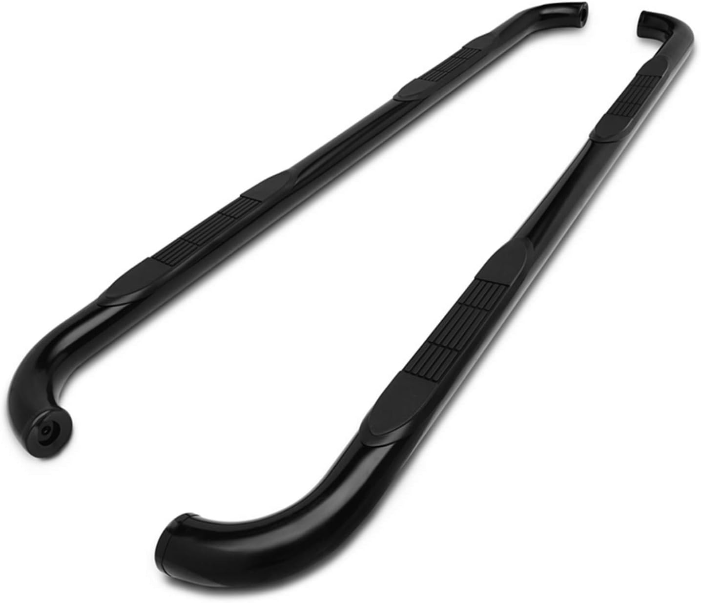 3 Black Side Step Nerf Bars Running Boards 2Pcs Z56103