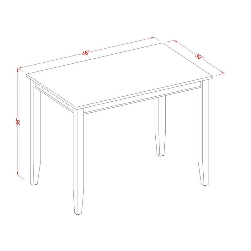 5 Piece Counter Height Dining Set with Table and 4 Chairs R583