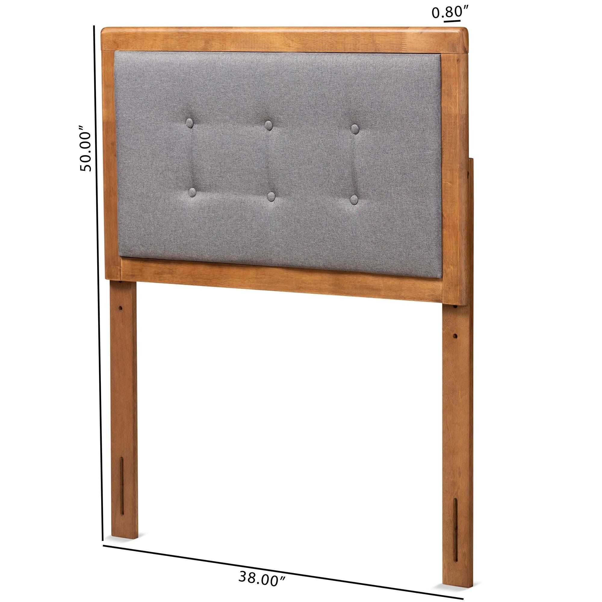 Beige Twin Size Headboard V71059