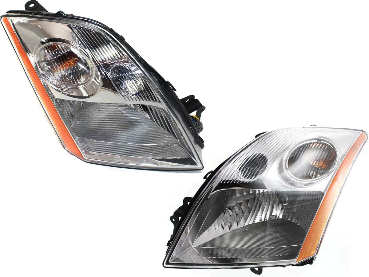 Headlight Set for 2007-2009 Nissan Sentra Halogen D707985