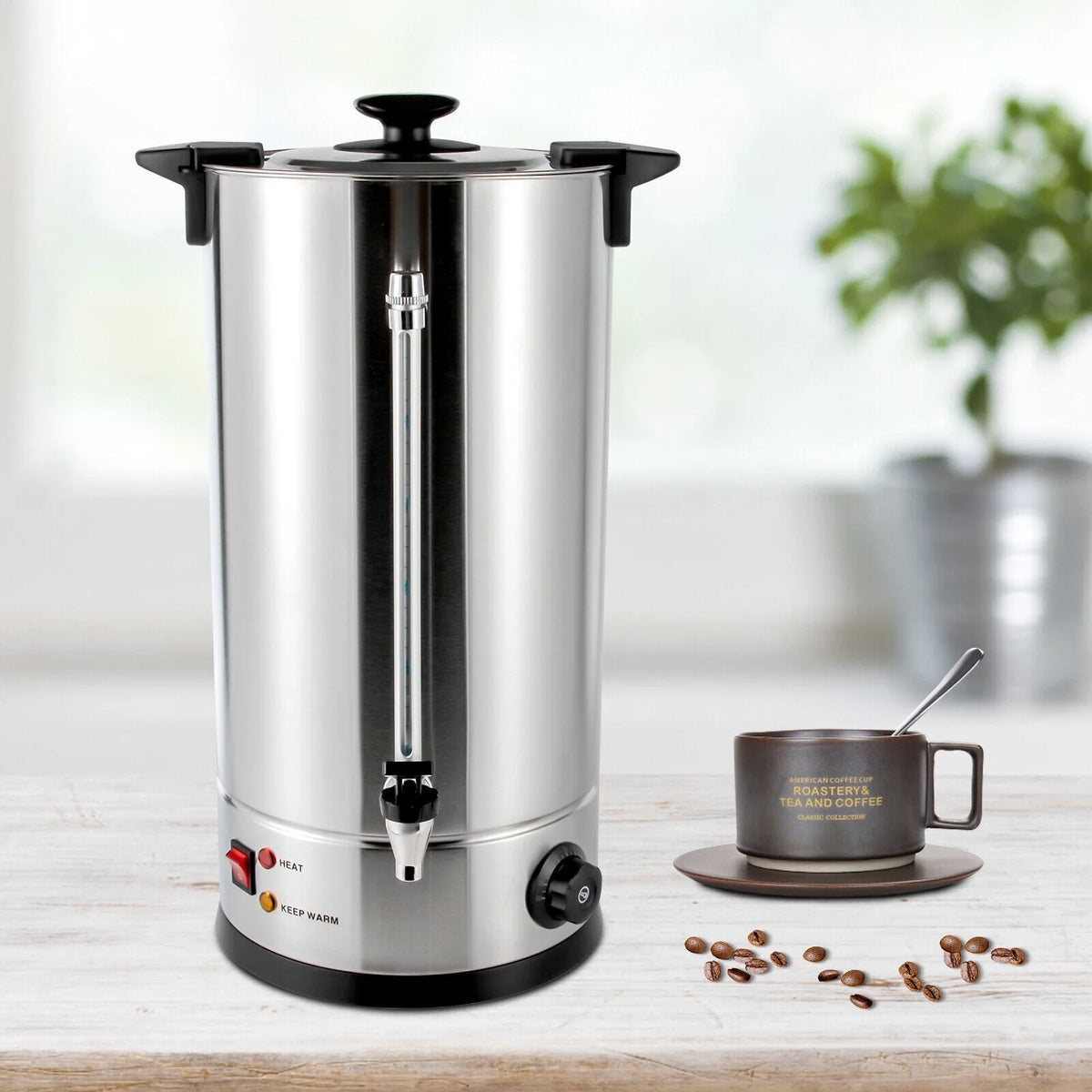 25L Commercial Stainless Steel Coffee Urn X60373