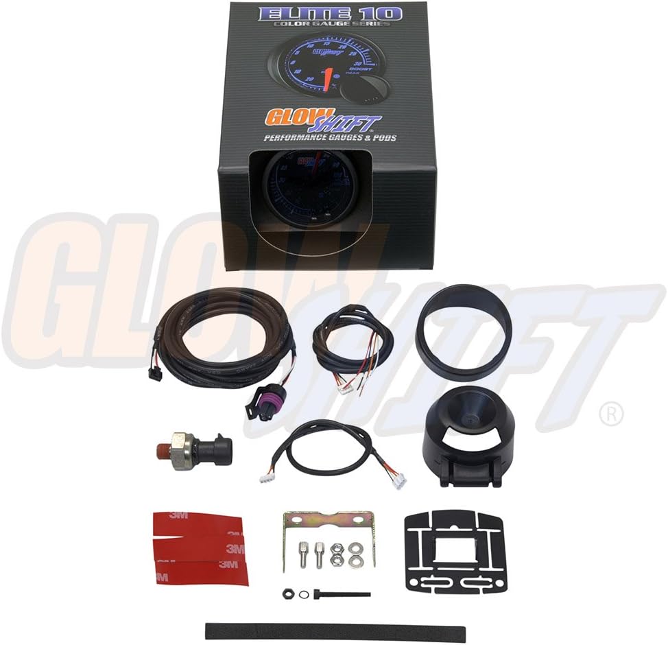 Black Dial 100 PSI Fuel Pressure Gauge Kit B803515