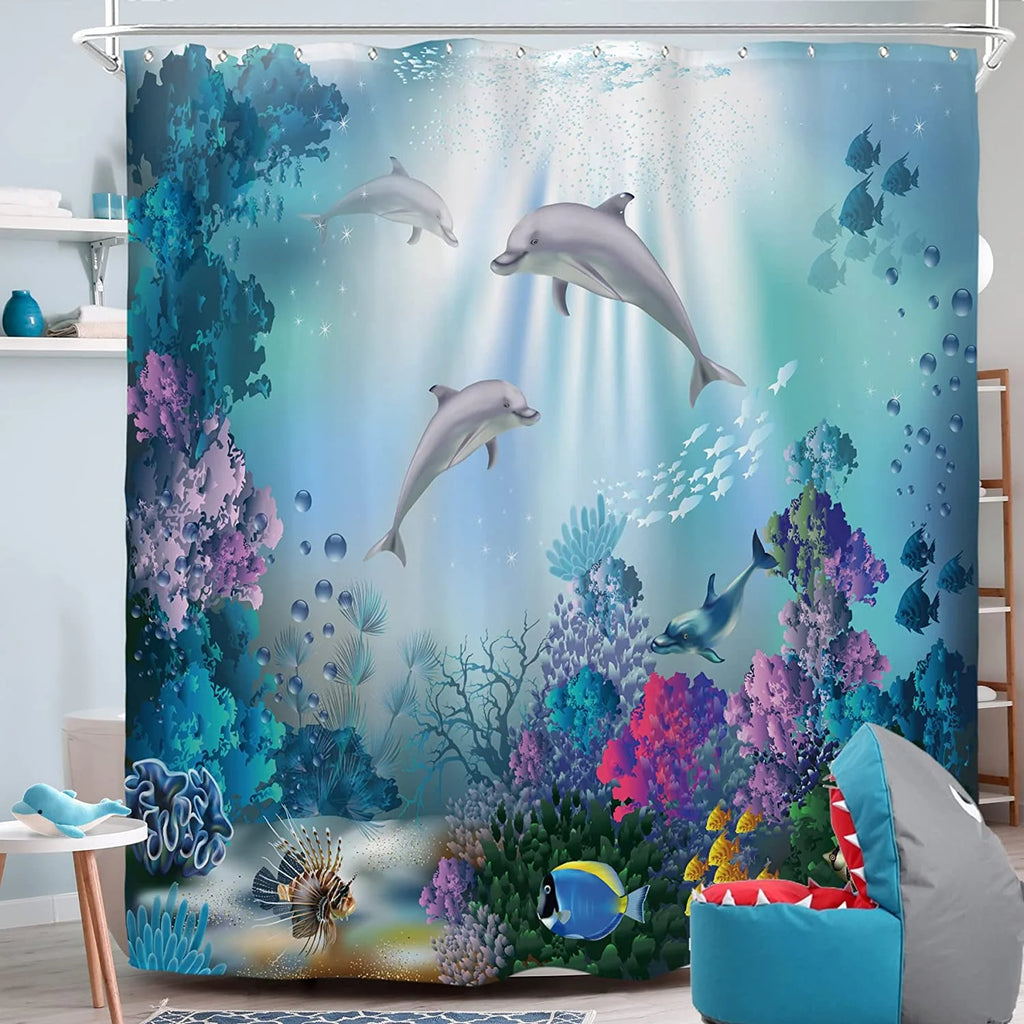 72x72 inch Dolphin Shower Curtain G500234