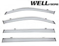 Chrome Trim Side Window Visors Deflectors for Volkswagen Atlas E58260