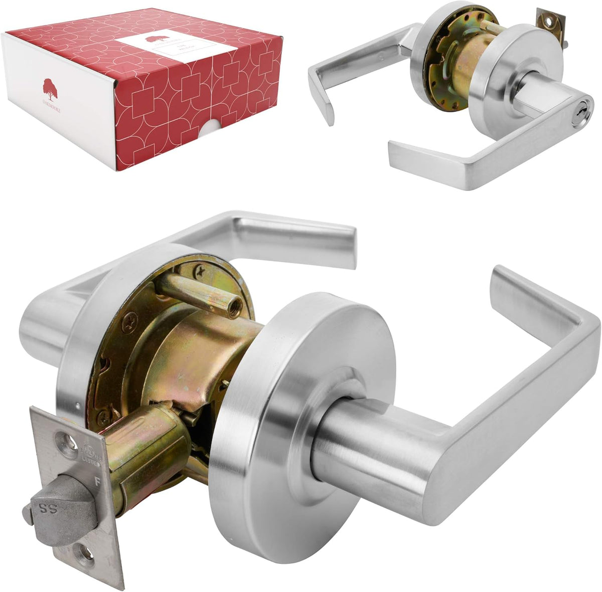 Nickel Chrome Finish Grade 2 Lockset C729296
