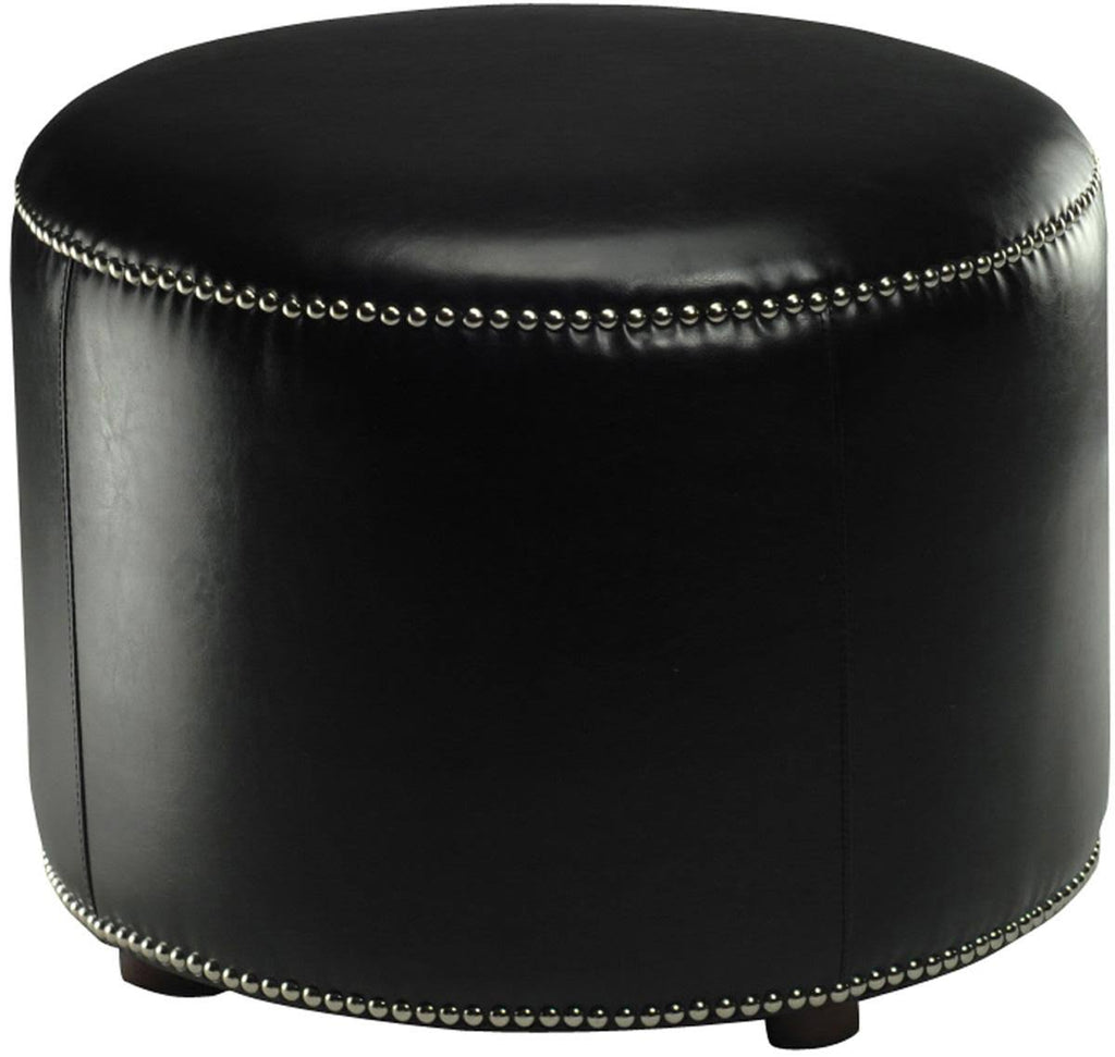 Black Ottoman E3853