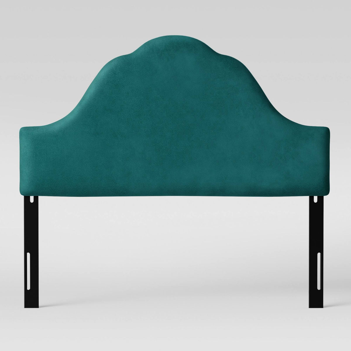 Teal Velvet Arched Headboard P2458