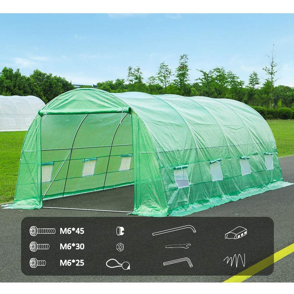 20' x 10' x 7' Portable Greenhouse Tunnel Tent U294254