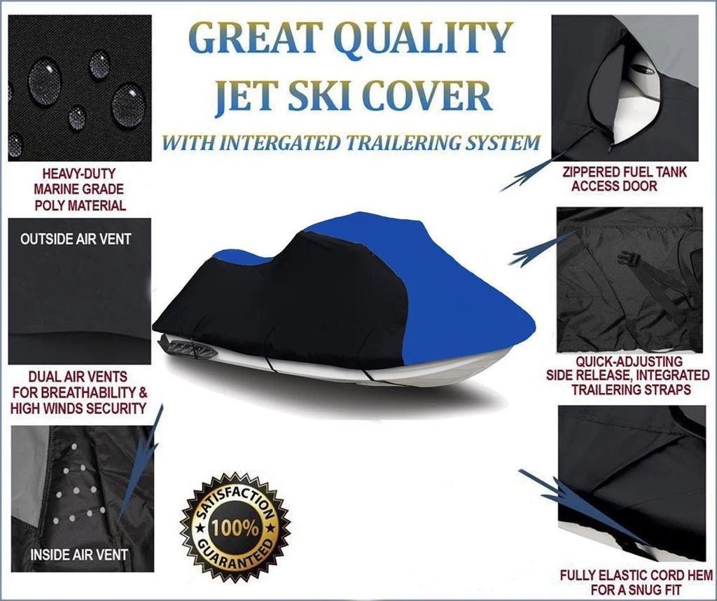 Heavy-Duty Jet Ski Cover Trailerable X156