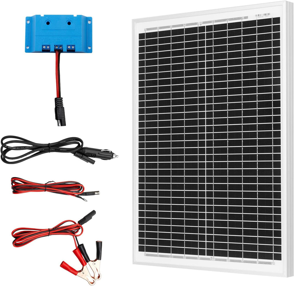 20 Watt 12 Volt Monocrystalline Portable Solar Panel D711687
