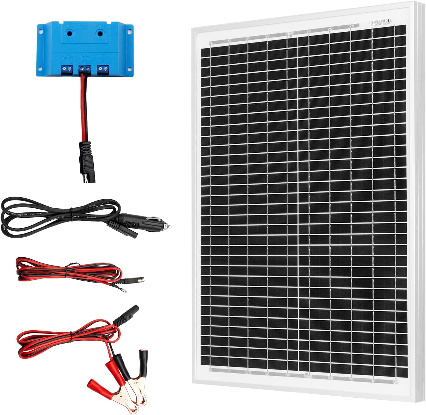 20 Watt 12 Volt Monocrystalline Portable Solar Panel D711687