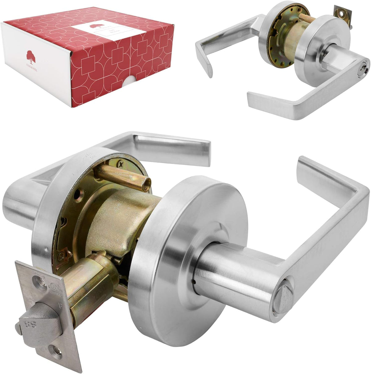 Nickel Chrome Finish Grade 2 Lockset C729296