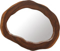 Natural Acacia Wood Framed Wall Mirror A127516