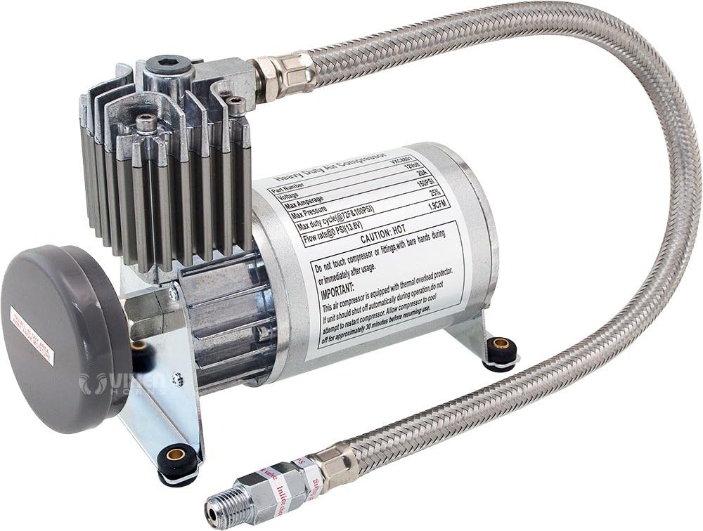 Heavy Duty Onboard Air Compressor 150 PSI Universal 12v W66708