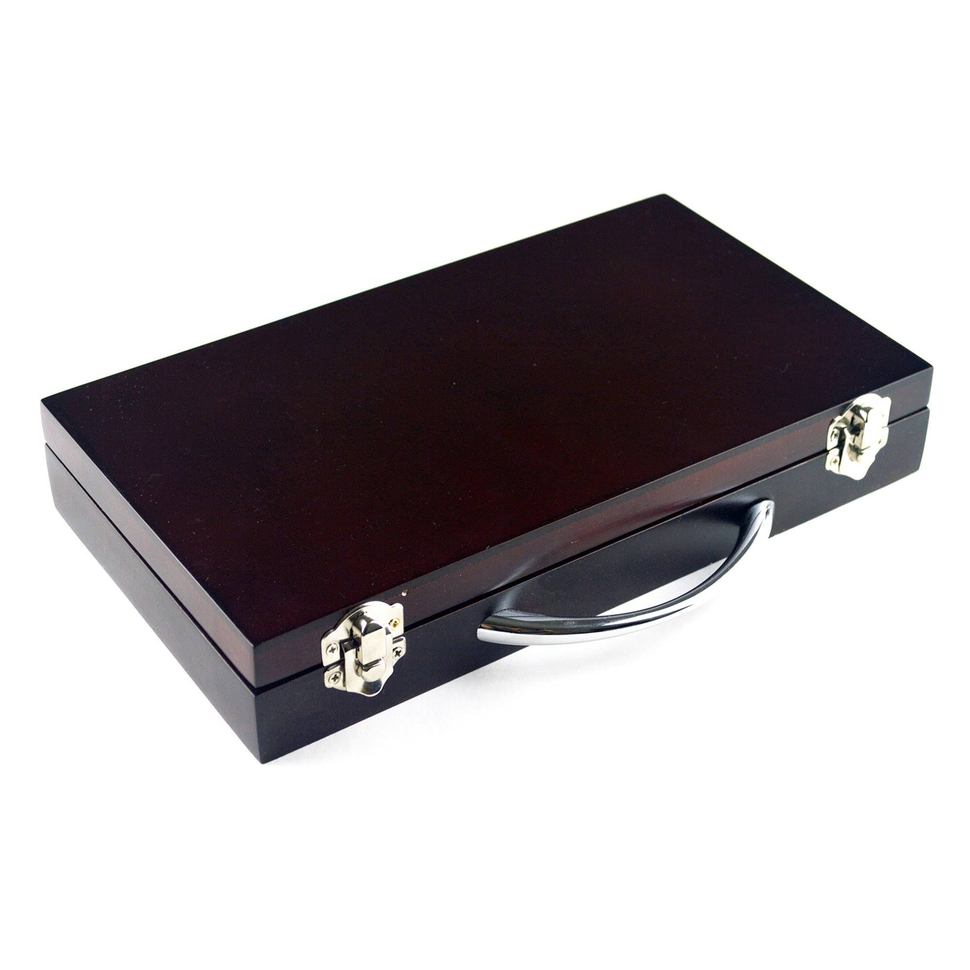 Set of 8 Shuffleboard Pucks with Case T624121