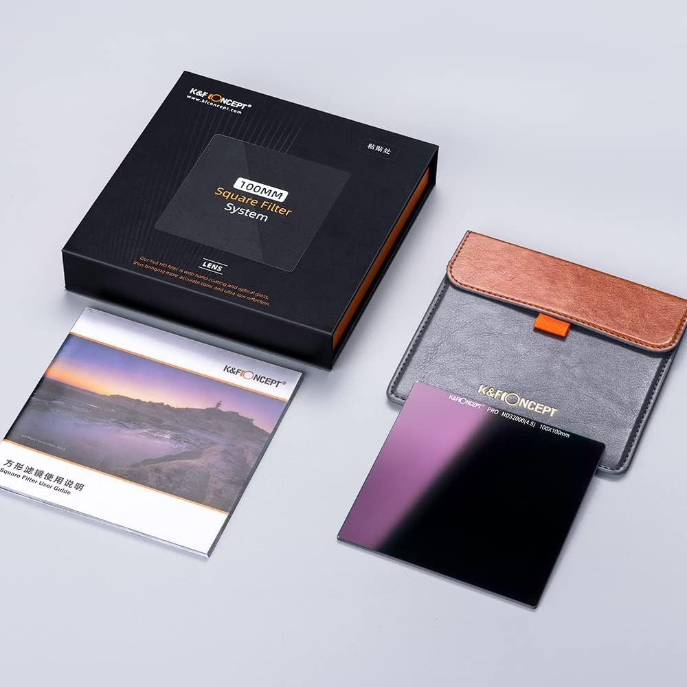100x100mm Square ND32000 Neutral Density Filter Pack of 2 I9405