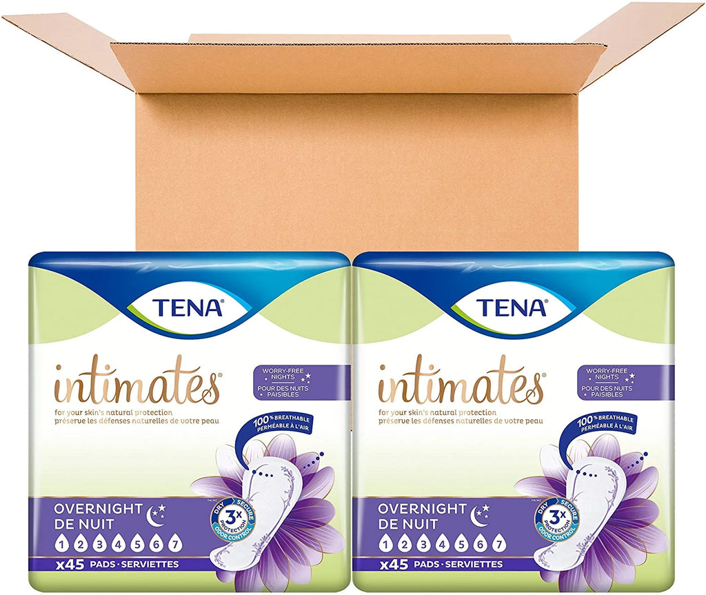 Overnight Incontinence Pads, 90 Count T158979