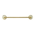 24x22 White Marble Towel Bar E490