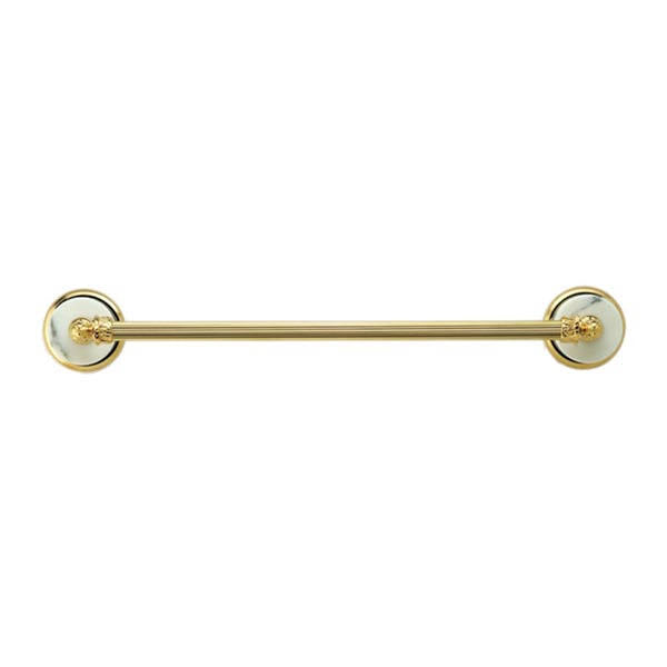 24x22 White Marble Towel Bar E490
