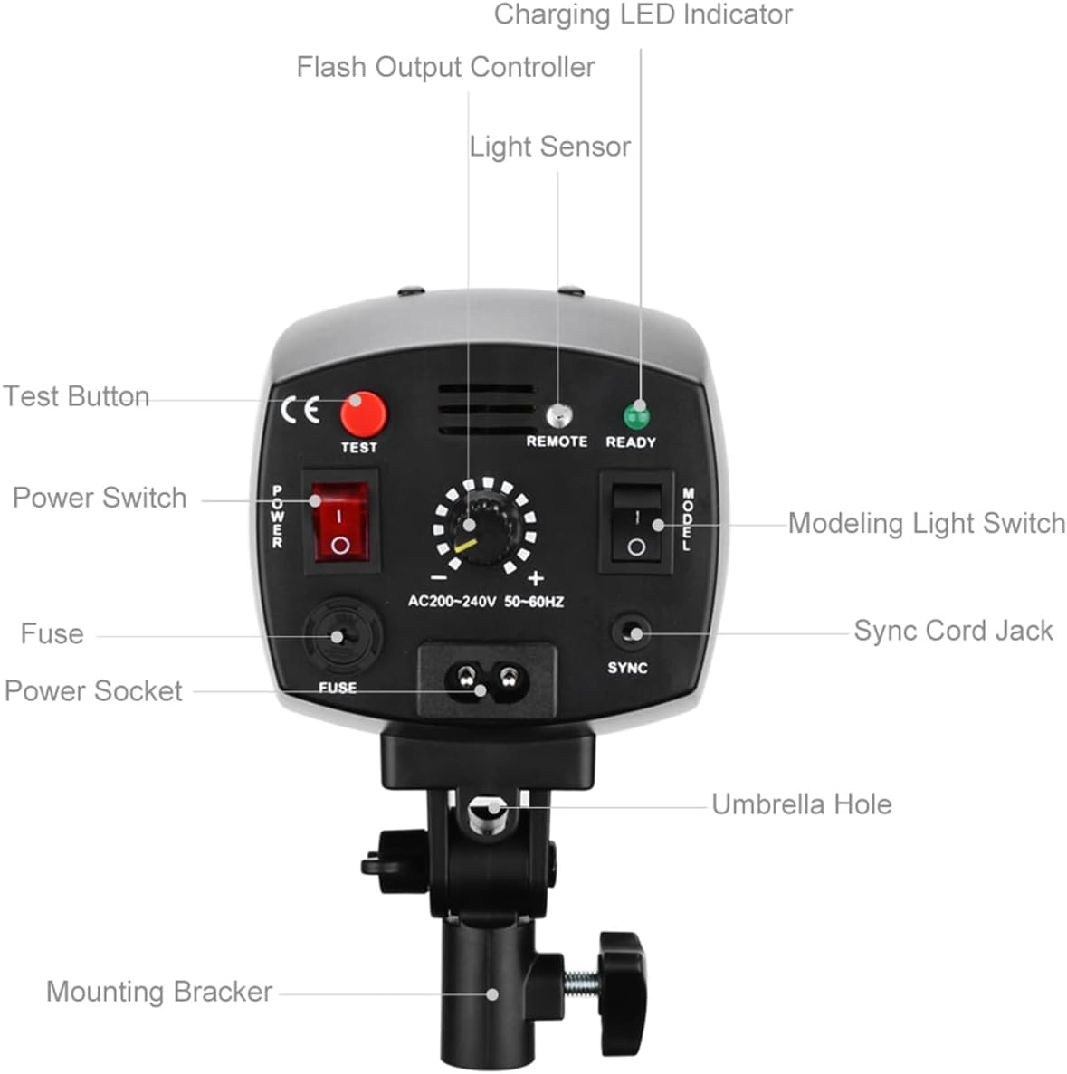 150WS Strobe Studio Flash Light Kit F1158