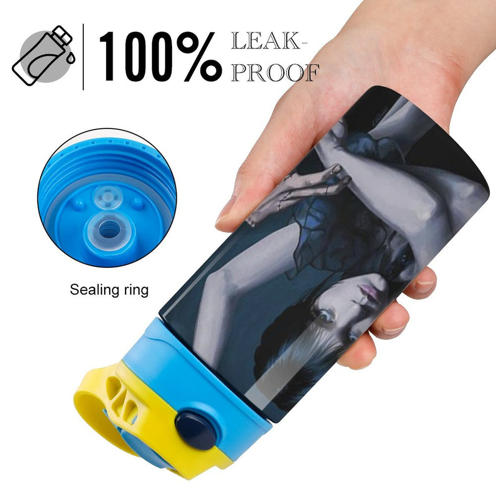 Stainless Steel Water Bottle with Straw V712