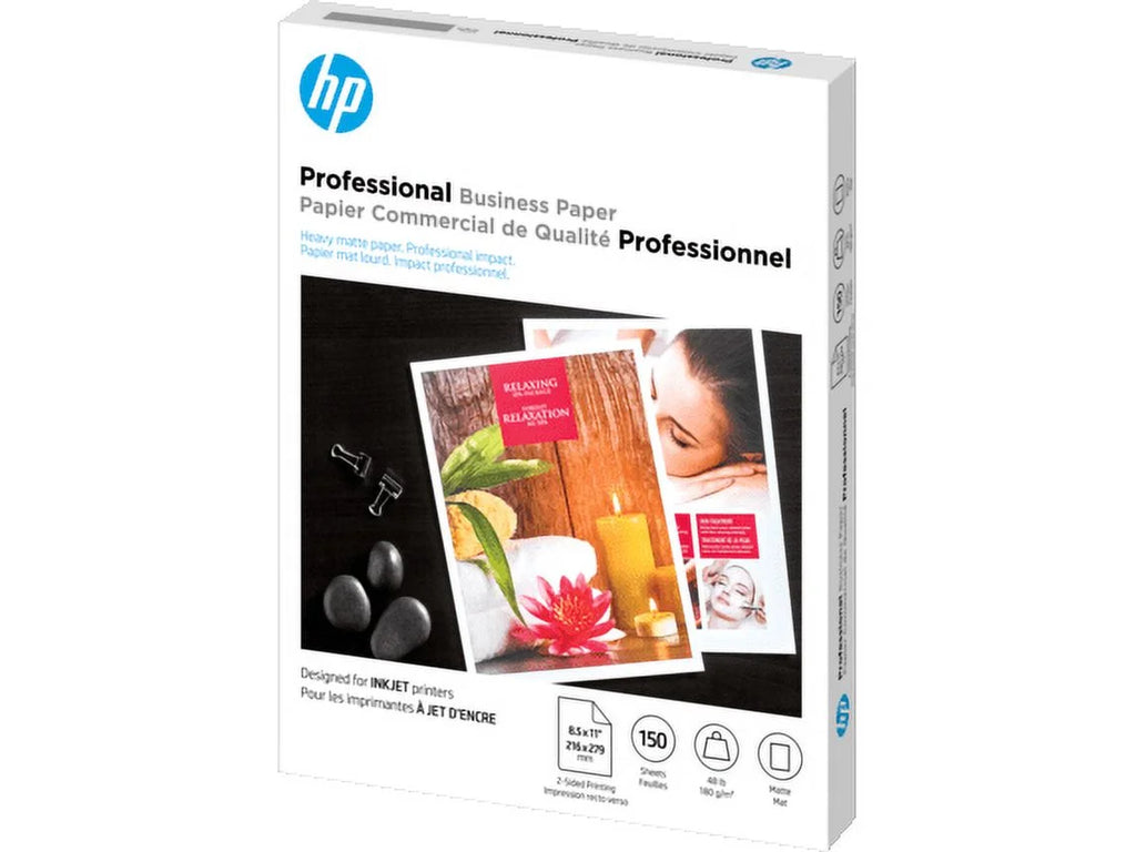 Matte Inkjet Paper 180gsm 150 Sheets Letter 8.5 x 11 in Y540059