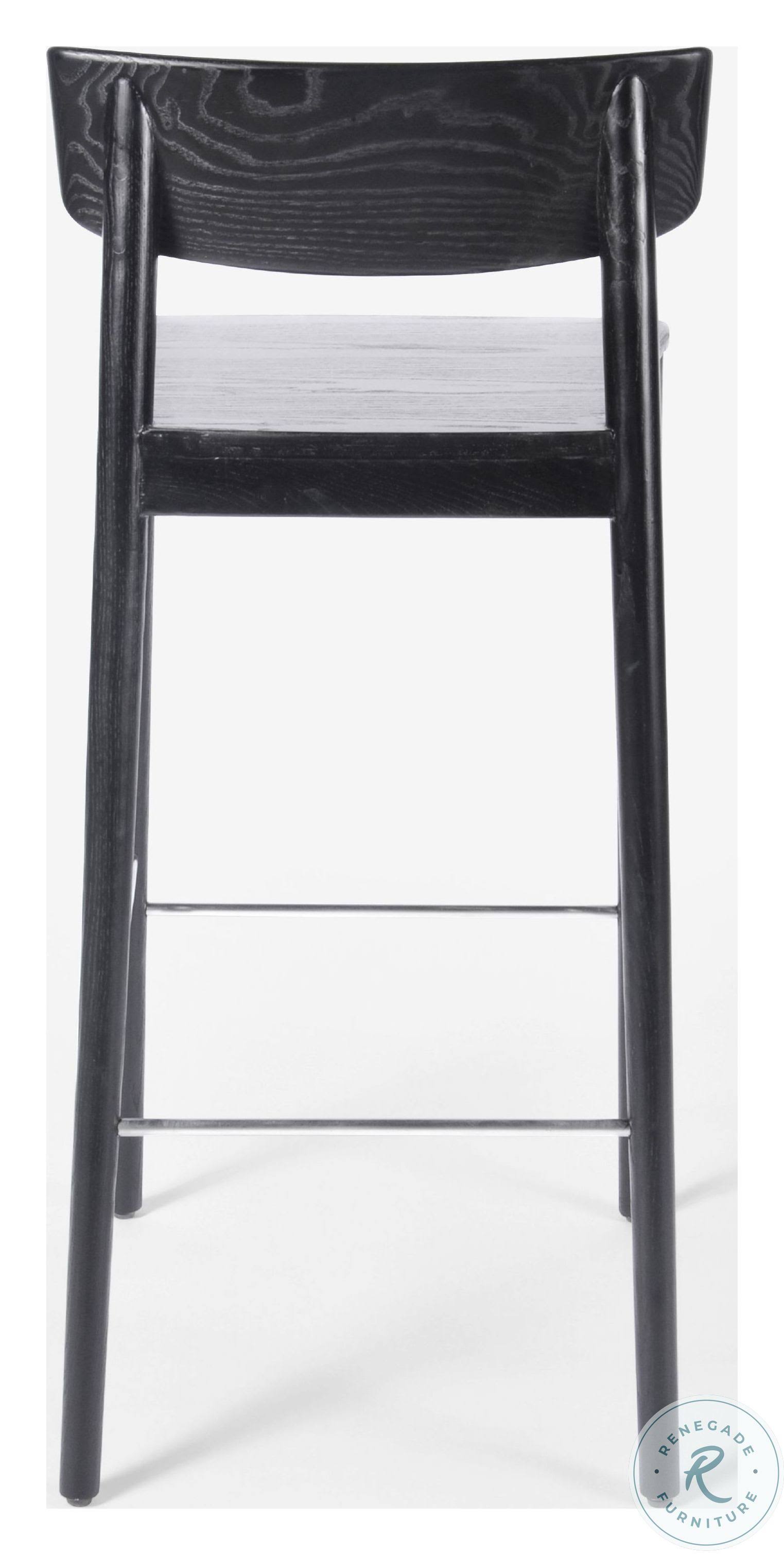 Black Maddie Bar Stool D222023