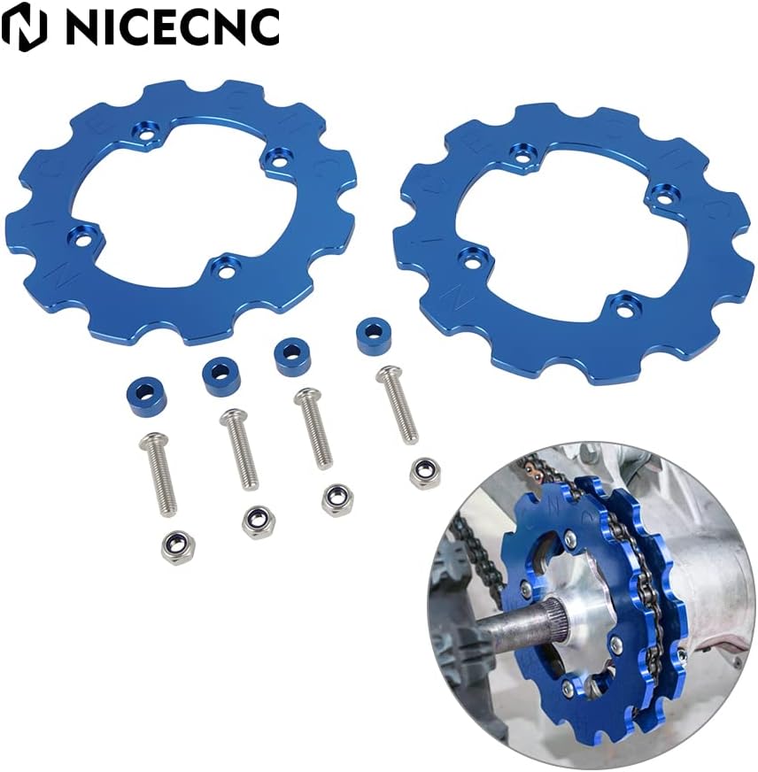 Blue Dual Sprocket Chain Guard Protector B431609