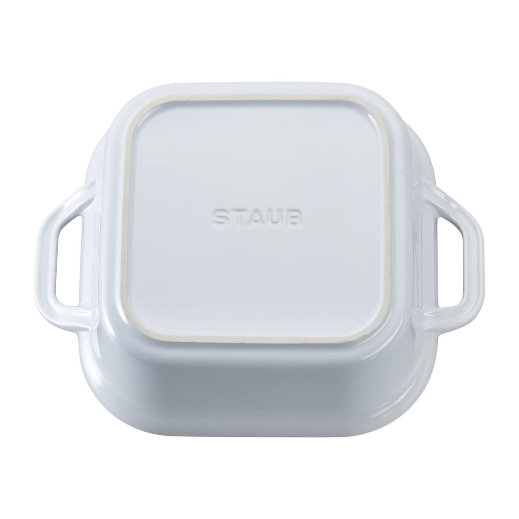 White Square Covered Baking Dish C934
