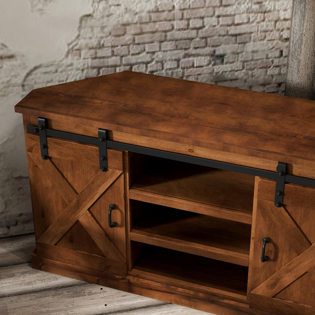 Farmhouse 56 inch Wood Corner Cart H882