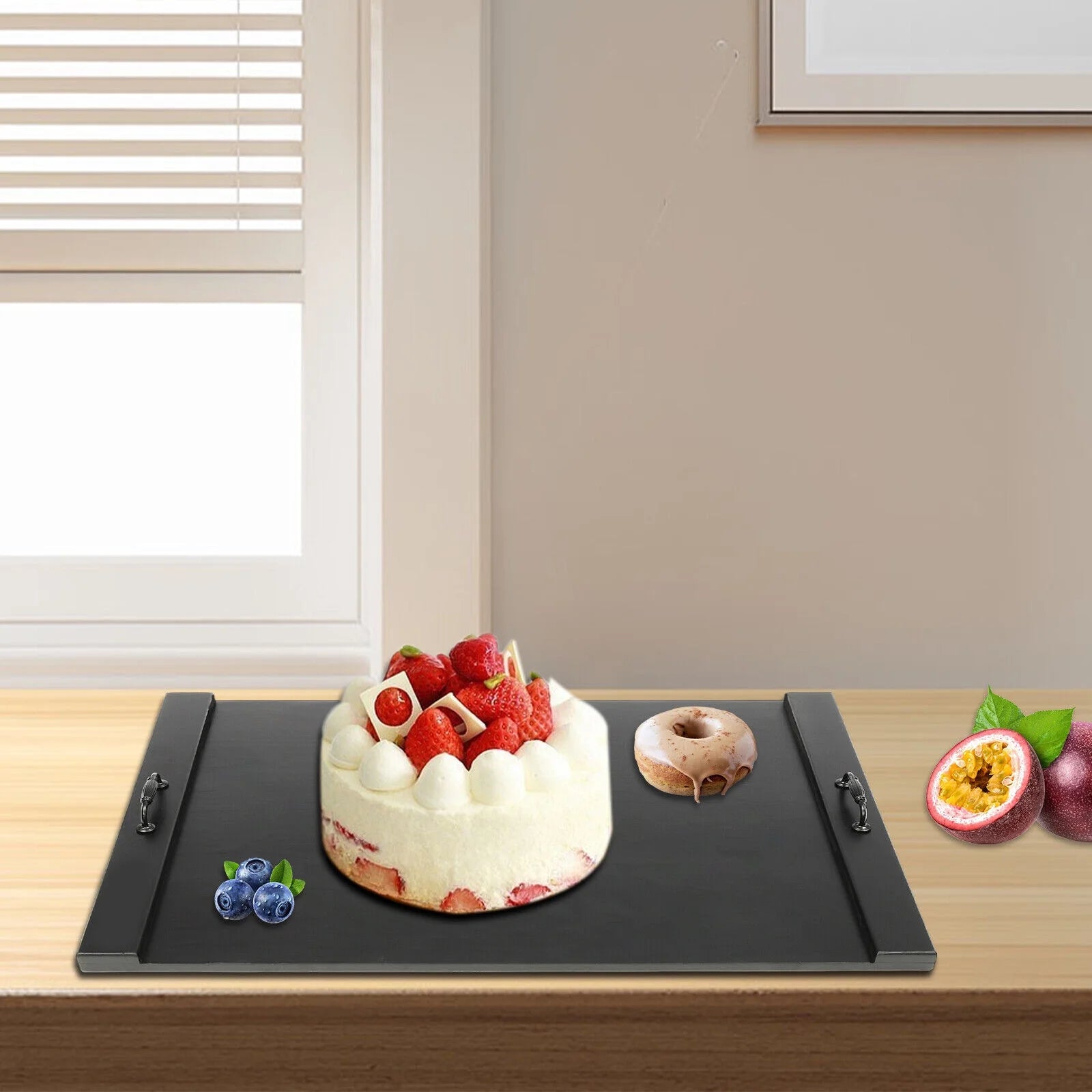 Black Stove Top Cover Chopping Board X2725
