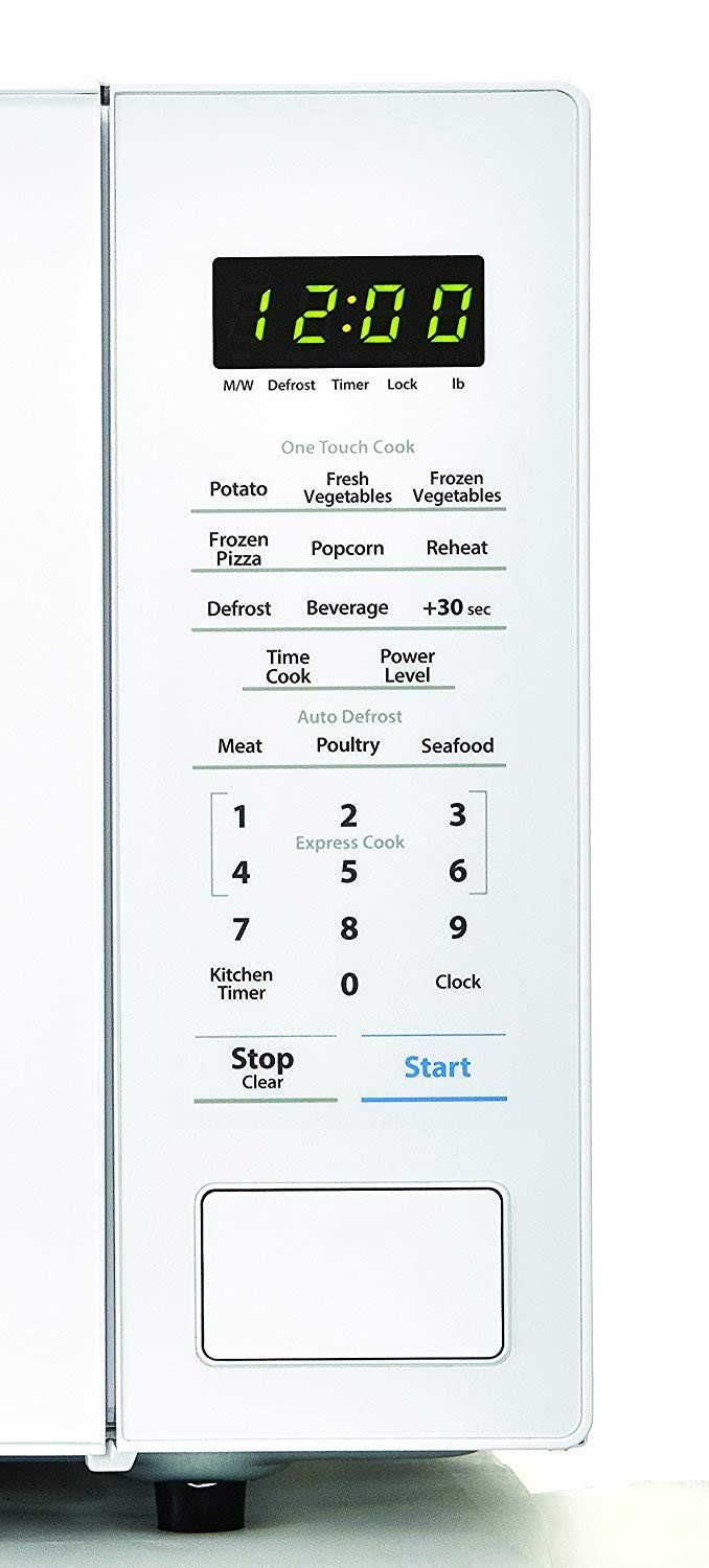 White Countertop Microwave Oven Z221