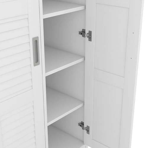 Gray 3-Door Mirror Wardrobe Closet with 2 Drawers & Top Cabinets X85519