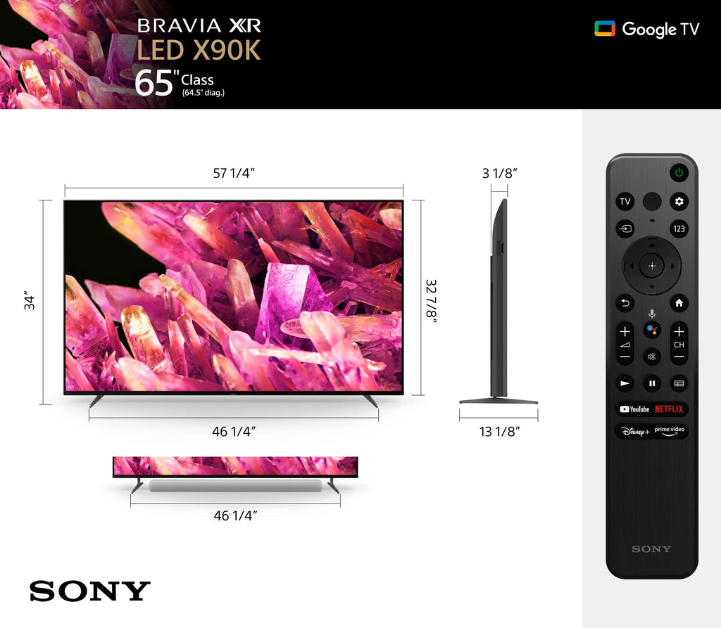65” Class 4K HDR Full Array LED Smart Google TV W75176
