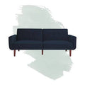 Blue Velvet Convertible Sofa T98242