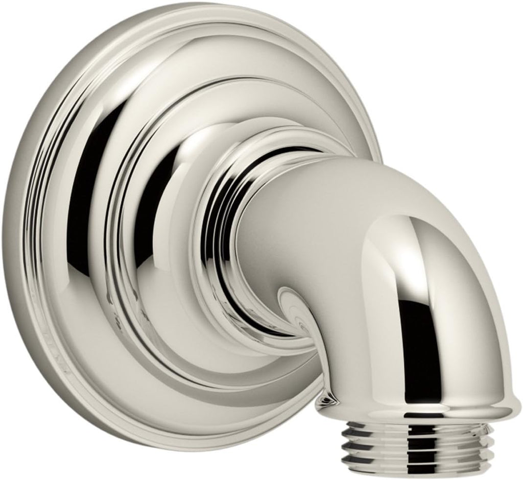 Polished Nickel Wall-mount Supply Elbow E843