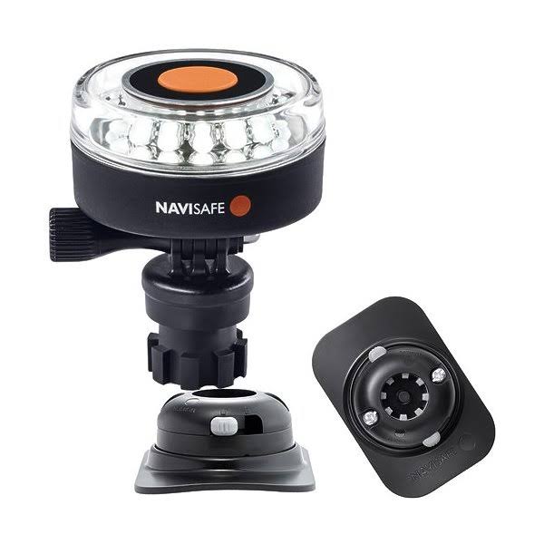 White 2nm 360 Degree Navilight with Black Rib Mount Z271