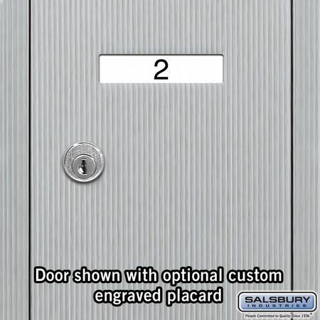 Vertical Mailbox - 3 Doors - Aluminum - Surface Mounted H8775