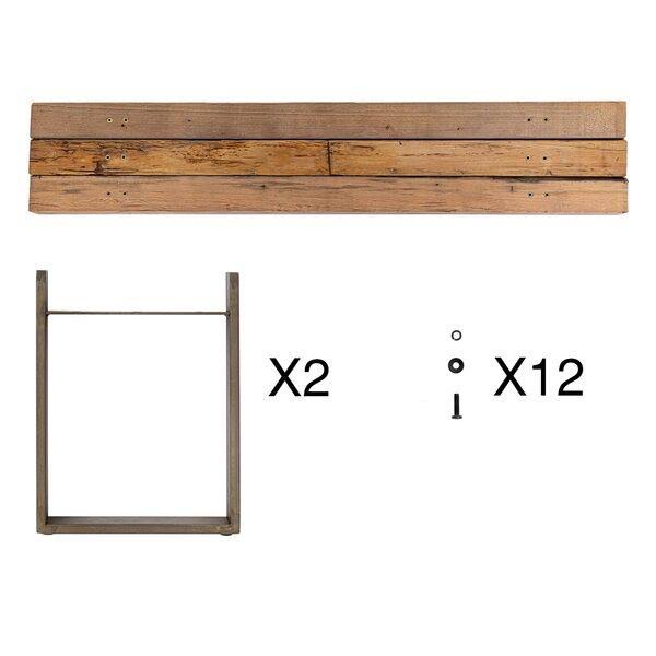 Antique Rustic Pine Farm Bench Y925