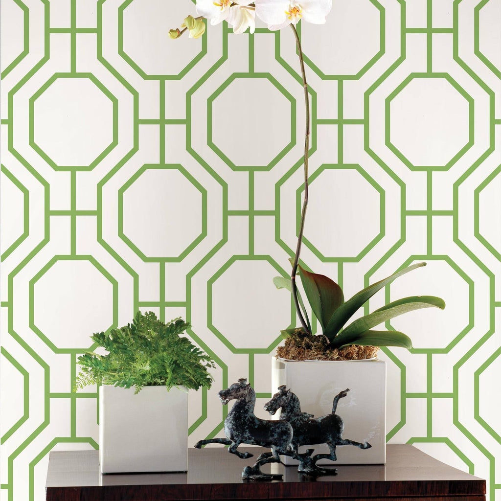 Green Ironwork Wallpaper O931