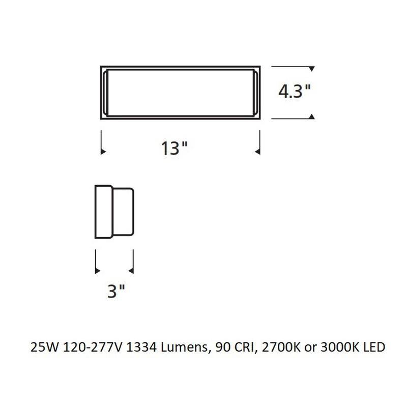 Satin Nickel LED Bath Light V245149