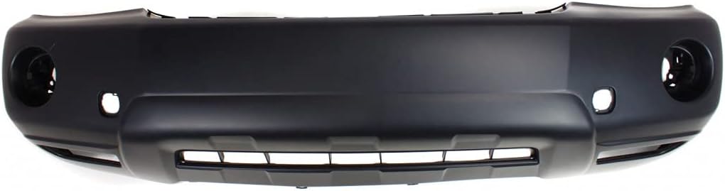 Front Primed Bumper Cover for Toyota Highlander 2004-2007 with Fog Light Holes T5377