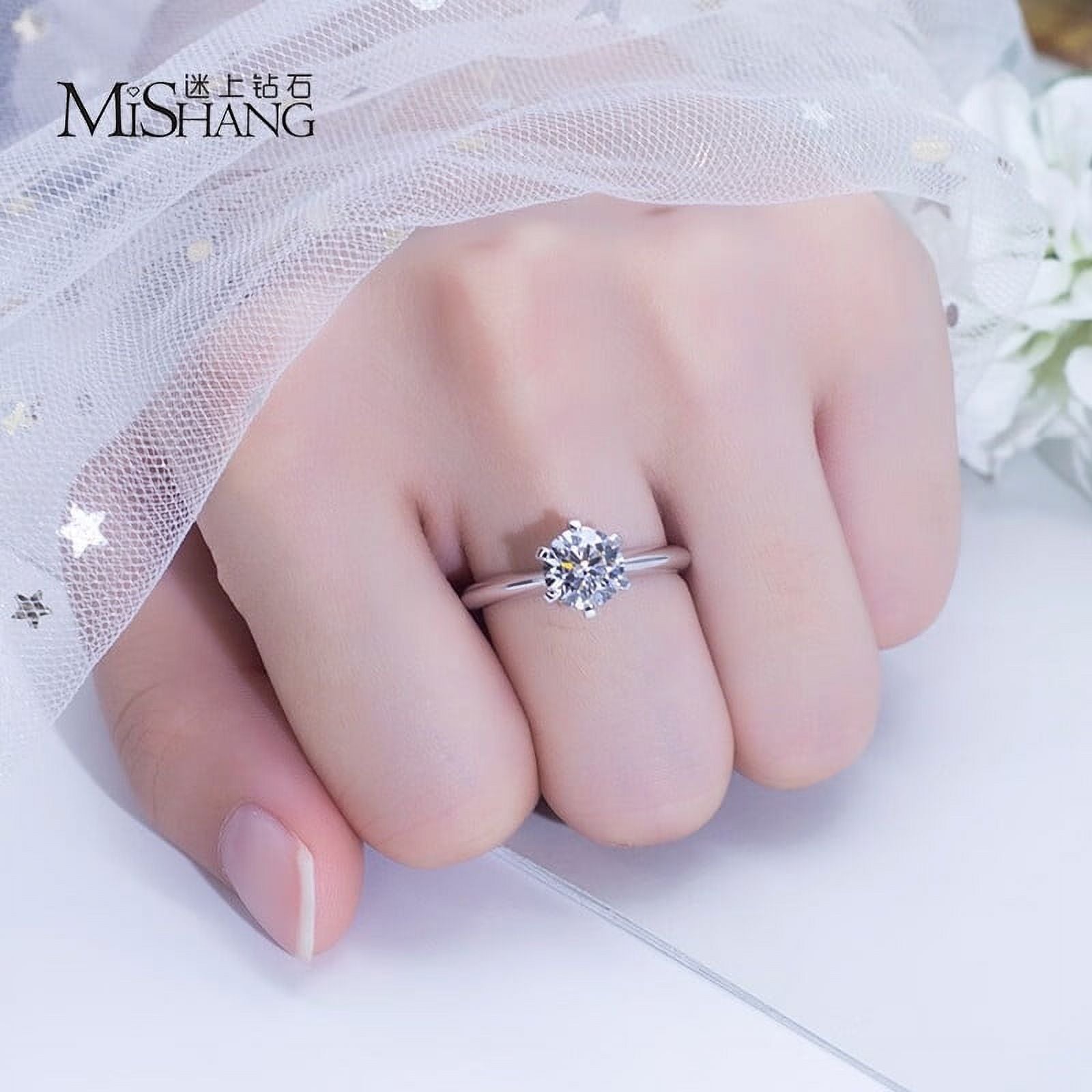 18k Gold Diamond Ring W849
