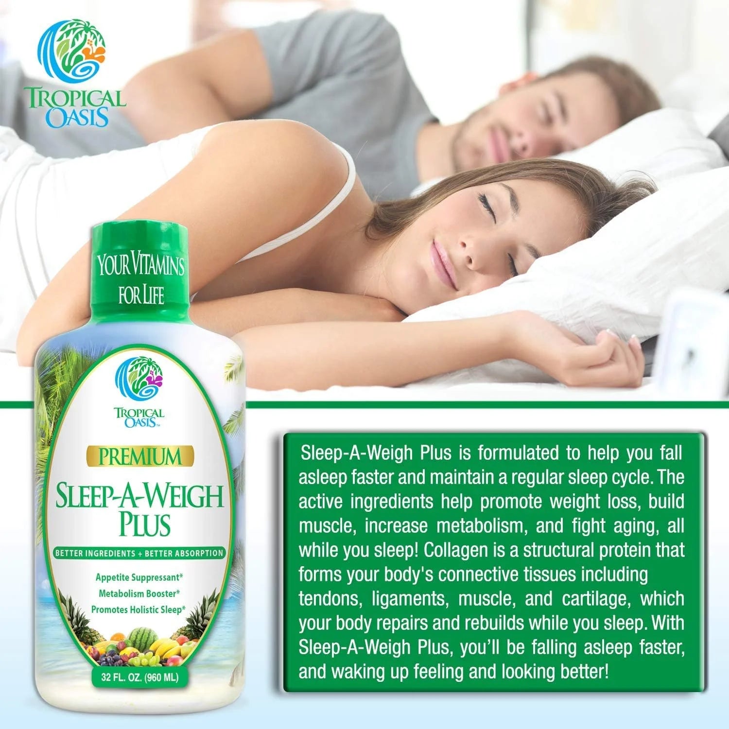32 oz Liquid Sleep-A-Weight Plus W472448