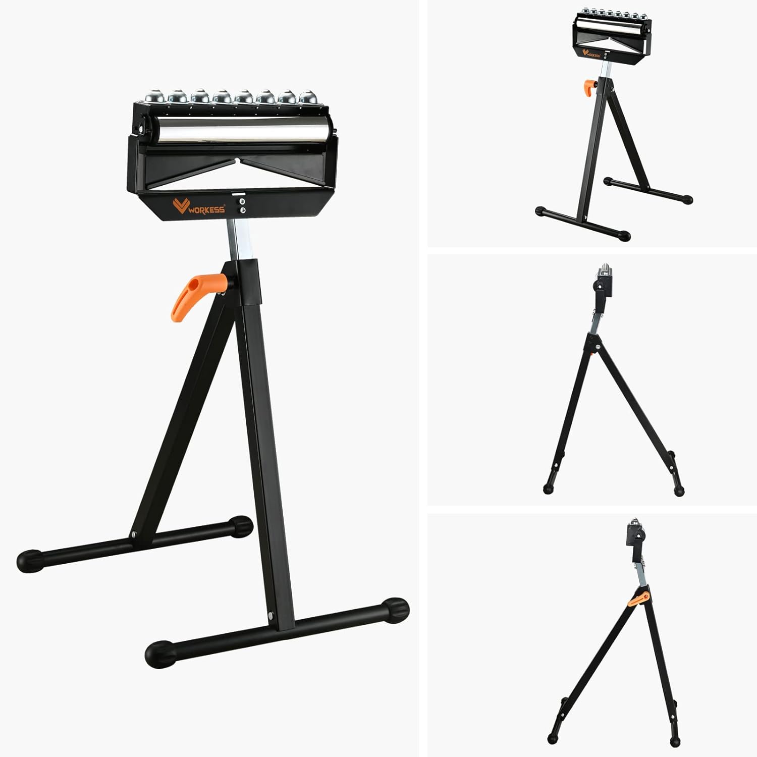Roller Support Stand, Adjustable Height, Pack of 2 S5484